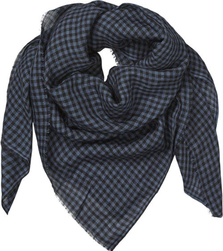 Becksöndergaard Gingham Iso Lammin Huivi Sininen Clearance