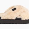 UGG Ugg Fuzz Sugar Cross Slide Best